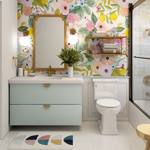 Цветная и яркая ванная комната: как преобразить санузел в Чанах - chany.mebel54.com | фото