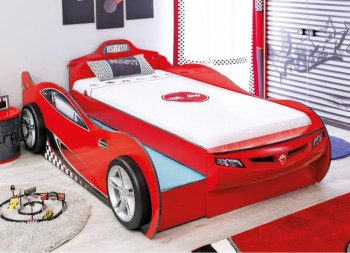 CARBED Кровать-машина Coupe с выдвижной кроватью Red 20.03.1306.00 в Чанах - chany.mebel54.com | фото