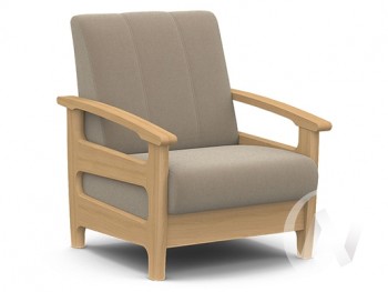 Кресло для отдыха Омега (бук лак/CATANIA LATTE) в Чанах - chany.mebel54.com | фото
