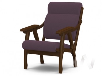 Кресло Вега-10 (орех лак/ULTRA PLUM) в Чанах - chany.mebel54.com | фото