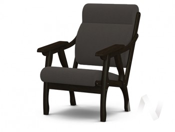 Кресло Вега-10 (венге лак/ULTRA GRAFIT) в Чанах - chany.mebel54.com | фото