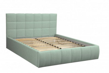 Кровать "Диана" ш. 1400 (Н=1010мм) (жаккард аква) в Чанах - chany.mebel54.com | фото