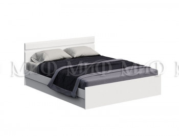 Кровать Нэнси New 1,4м (Белый/белый глянец) в Чанах - chany.mebel54.com | фото
