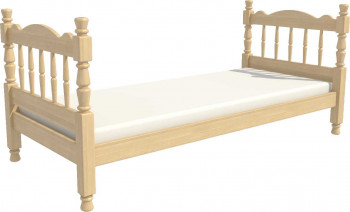 Кровать одинарная Аленка из массива сосны 800*1890 Сосна в Чанах - chany.mebel54.com | фото