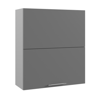 Ройс ПГПМ 800 Шкаф верхний Blum Aventos HF (Графит софт/корпус Серый) в Чанах - chany.mebel54.com | фото