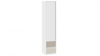 Шкаф для белья комбинированный «Сканди» Дуб Гарден/Белый/Глиняный серый в Чанах - chany.mebel54.com | фото
