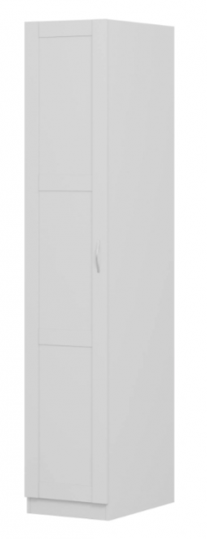 Шкаф однодверный Пегас сборный белый в Чанах - chany.mebel54.com | фото